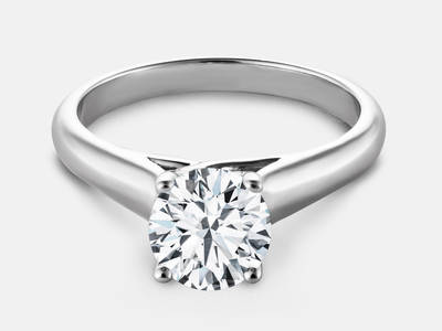 Keira style solitaire engagement ring. Center stone sold separate. $600.00